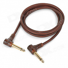 JinJiang 6.5mm Male to 6.5mm Male Audio Connection Cable - Brown (1.5m)