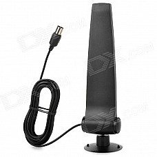 DVB-T HDTV Digital 18dBi Antenna w/ Suction Cup - Black