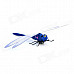 Lifelike Dragonfly Style Plastic Magnetic Sticker for Refrigerator - Blue