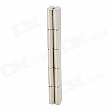 3 x 10mm Cylinder Shaped Magnet - Silver White (20 PCS)