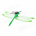 Fun Lifelike Dragonfly Style Plastic Magnetic Sticker for Refrigerator - Green