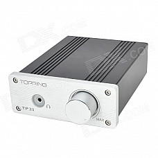 TOPPING TP21 2 x 25W Class-T Digital High Power Output Amp Amplifier - Black + Silver White