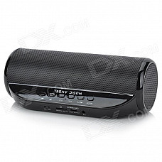 MUSIC ANGEL JH-MD13BT Stylish Bluetooth Speaker w/ TF / FM - Black + White (32G Max.)