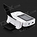 1.35" LCD Bluetooth V2.0 Car Steering Wheel MP3 Player w/ Mini USB / TF - White + Black