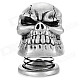 Cool Skull Style 3W Portable Speaker w/ 3.5mm Jack - Silvery Grey