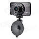 S550A Novatek NT96650 1080P HD 5.0MP CMOS IR Night Vision Wide Angle Car Camcorder - Black
