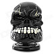 Cool Skull Style 3W Portable Speaker w/ 3.5mm Jack - Black + White