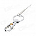 RIMEI A246-1 Stainless Steel Keychain w/ Ear Pick - Silver