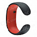 Smart Bluetooth V3.0 Bracelet Watch w/ Music Player / Answer Call - Black + Red