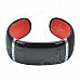 Smart Bluetooth V3.0 Bracelet Watch w/ Music Player / Answer Call - Black + Red