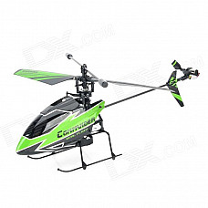 V911 Rechargeable 2.4GHz 4-Channel R/C Helicopter - Green + Black