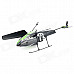 V911 Rechargeable 2.4GHz 4-Channel R/C Helicopter - Green + Black