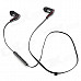 Nameblue ST-11 Sports Bluetooth V4.0 In-Ear Earphone w/ Microphone - Black