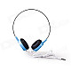 Universal ON3 Headband Stereo Foldable Headphone w/ 3.5mm Jack for Phone, MP3, Tablet, PSP - Blue