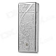 JiaQiang Aluminum Alloy USB Rechargeable Electronic Cigarette Lighter - Silver