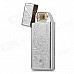 JiaQiang Aluminum Alloy USB Rechargeable Electronic Cigarette Lighter - Silver