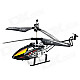 IA 8875 Outdoor 27MHz 2-CH IR R/C Helicopter - Black + Orange (6 x AA)