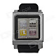 HH060 Wrist Watch Style Protective Wrist Watch Band Case for IPOD NANO 6 - Silver