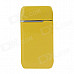 Stylish Mini Windproof Butane Gas Lighter - Yellow