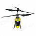 Brilink BH03 2-CH Rechargeable Indoor IR Remote Control Helicopter - Yellow + Black