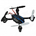 Brilink BH18 Mini 2.4G Radio Control 4-CH Quadcopter R/C Aircraft w/ 6-Axis Gyro - Black + Blue