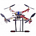 F450 Multicopter Quadcopter Frame + 4-Axis Frame Kit w/ Landing Gear - Black + Red