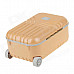 YADIAN NS0520 Fashion Suitcase Shape Piggy Bank - Orange