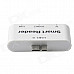 OT-9 3-in-1 Micro USB 3.0 SD (HC) / TF OTG Smart Card Reader for Samsung Galaxy Note 3 - White