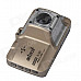 DYXC D-101 3.0" TFT 12.0 MP WDR HD 1080P Wide Angle Car DVR Camcorder w/ G-sensor - Champagne Gold