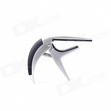 FZONE FC-70 High-End Aluminum Alloy Guitar Capo - Silver + Black