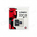 Kingston 32GB microSDHC Class 4 Flash Memory Card with SD Adapter