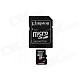 Kingston 64GB microSDXC Class 10 Flash Memory Card with SD Adapter