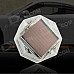 YELENO Solar Panels Automobile Tire Valve Cap / Light / Hot Wheels / Tires Light Hub - Silver