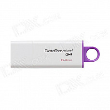Kingston Digital 64GB DataTraveler G4 USB 3.0 Drive Violet DTIG4/64GB