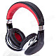 OYK 3.5mm Wired Stereo Headphones - Black + Red (120cm-Cable)