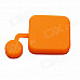 BZ118 Protective Silicone Lens Cover for GoPro Hero 3+ - Orange