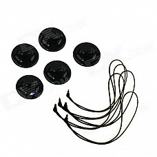 BZ21B Safety Tether for Gopro Hero 4/ 3+ / 3 / 2 / 1 / SJ4000 - Black (5 PCS)