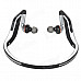 S11-HD Sports Stereo Bluetooth v4.0 Neckband Headset w/ NFC / Microphone - Black + White