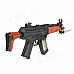 W450 Toy Gun w/ Lighting Effect - Black (3 x AA)