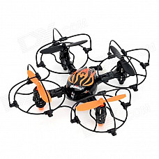 Udi U830 Wireless 2.4GHz 4-Axis 4-Channel R/C Aircraft w/ Gravity Sensor - Black + Orange