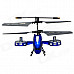 Brilink BH12 Rechargeable 4-CH IR Remote Control R/C Helicopter w/ Gyro - Blue