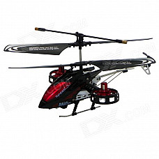 Brilink BH12 Rechargeable 4-CH IR Remote Control R/C Helicopter w/ Gyro - Black