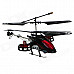 Brilink BH12 Rechargeable 4-CH IR Remote Control R/C Helicopter w/ Gyro - Black