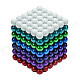 CHEERLINK 5mm DIY Magnet Balls / Neodymium Iron Educational Toys Set - Multicolored (252 PCS)