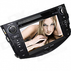 LsqSTAR 7" Touch Screen 2-DIN Car DVD Player w/ GPS, AM, FM, RDS, 6CDC, TV, Dual Zone, AUX for RAV4