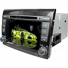 LsqSTAR 7" Touch Screen 2-Din Car DVD Player w/ GPS, AM, FM, RDS, Can bus, 6-CDC, AUX for Fiat Bravo