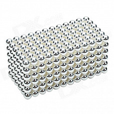 CHEERLINK 5mm DIY Magnet Balls / Neodymium Iron Educational Toys Set - Silver White (432 PCS)