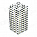 CHEERLINK 5mm DIY Magnet Balls / Neodymium Iron Educational Toys Set - Silver White (432 PCS)