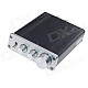 FeiXiang FX-502E 2 x 68W 2-Channel Digital Amplifier - Black + Silver