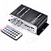 ChengSheng 9004 40W 2-CH MP3 Amplifier w/ SD / USB for Car / Motorcycle - Black